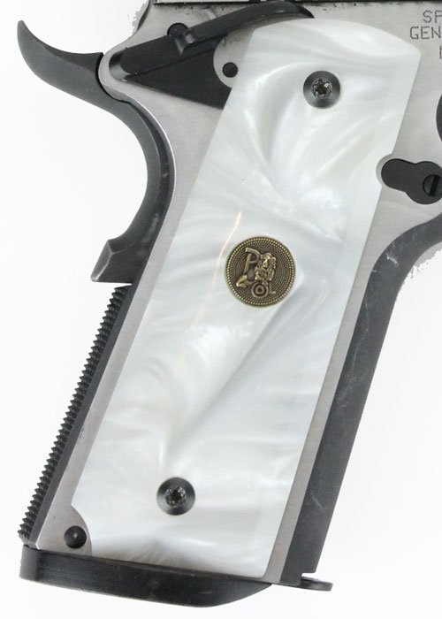 PACHMAYR GRIPS 1911 FULL SIZE - WHITE PEARL SMOOTH