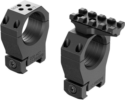 AUDERE SCOPE RINGS PSR 30MM - GEN III W/LEVEL HIGH BLACK