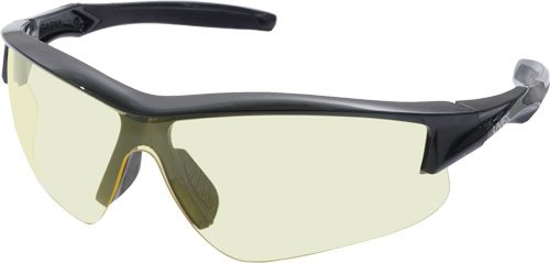 HOWARD LEIGHT ACADIA GLASSES - BLACK FRAME/AMBER LENS