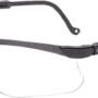 HOWARD LEIGHT GENESIS GLASSES - BLACK FRAME/CLEAR LENS