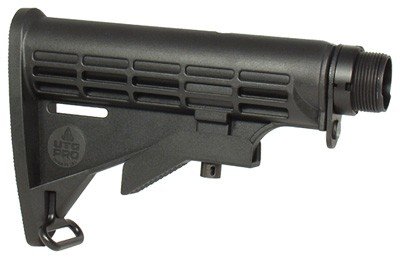 RBU6BM.jpg UTG STOCK ASSEMBLY AR-15 BLACK - 6 POSITION MIL-SPEC