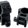 UTG RINGS 1" HIGH PROFILE - MATTE BLACK PICATINNY/WEAVER