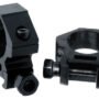 UTG RINGS 1" LOW PROFILE - MATTE BLACK PICATINNY/WEAVER