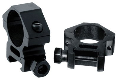 RGWM30L4.jpg UTG RINGS 30MM LOW PROFILE - MATTE BLACK PICATINNY/WEAVER
