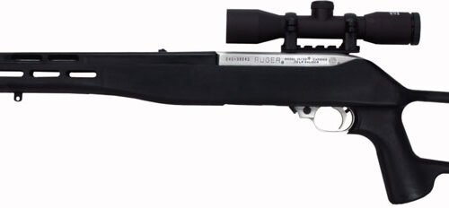 ADV. TECH. STOCK RUGER 10/22 - STANDARD BARREL BLACK SYN