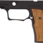 SHARPS BROS. P320 GRIP MODULE - NO SAFETY BLACK W/ CHERRY WOOD