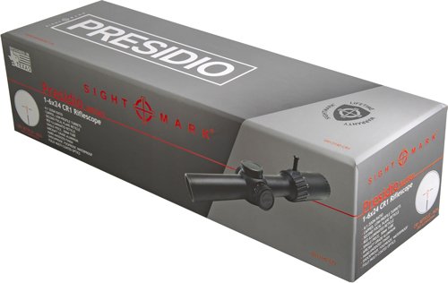 SIGHTMARK PRESIDIO 1-6X24 30MM - SCOPE MATTE BLACK ILLUM RETCLE