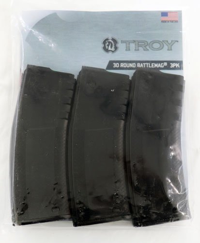 TROY MAGAZINE AR-15 5.56X45 - 30RD BLACK POLYMER 3-PACK
