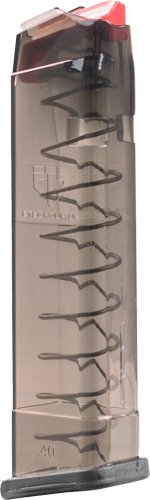 ETS MAGAZINE FOR GLOCK 40SW - 19RD CRBN SMOKE 22/23/24/27