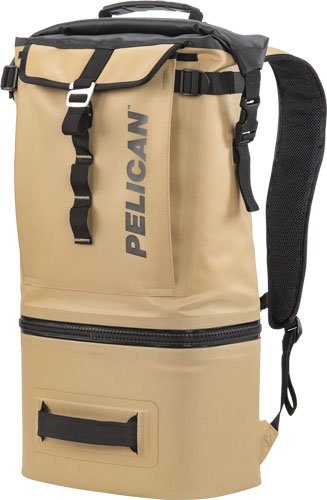 SOFTCBKPKCOYOTE.jpg PELICAN SOFT COOLER BACKPACK - COMPRESSION MOLDED COYOTE