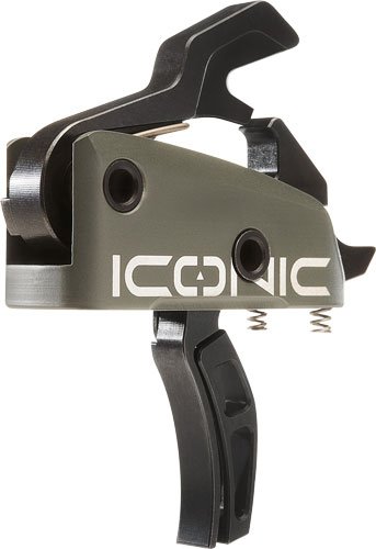RISE TRIGGER ICONIC GREEN - 2-STAGE 1.25/1.75 AR-15 W/PINS