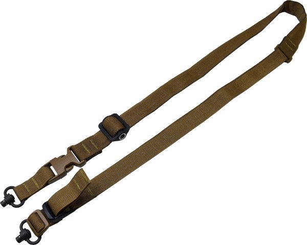T6031CY.jpg TAC SHIELD SLING 2N1 WARRIOR - QD PUSH BUTTON PADDED COYOTE