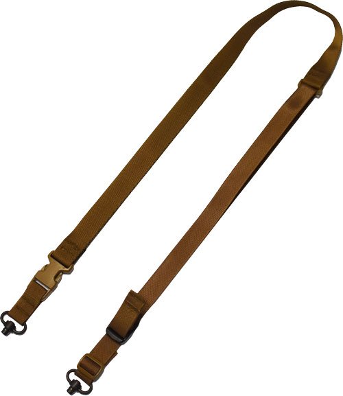 T6040CY.jpg TAC SHIELD SLING TACTICAL - 2-POINT QD W/FAST ADJ COYOTE