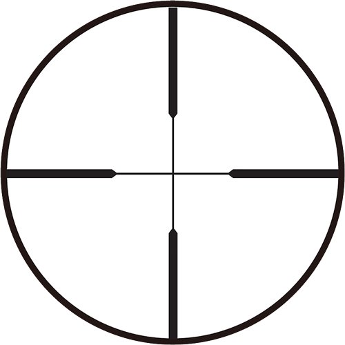 TRUGLO SCOPE BUCKLINE 4X32MM - DUPLEX BLACK W/WEAVER RINGS