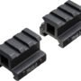 TRUGLO 2-PIECE PICATINNY RISER - MOUNT 3/4" RISE 1.36" LENGTH