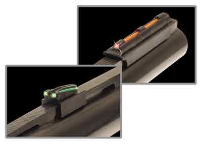 TG941XC.jpg TRUGLO SIGHT SET GOBBLE-DOT - SNAP-ON FOR 6MM RIB RED/GREEN