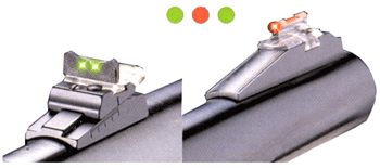 TG961M.gif TRUGLO SIGHT SET FOR MOSSBERG - SLUG BARRELS RED/GREEN