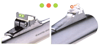 TG961R.gif TRUGLO SIGHT SET REMINGTON - SLUG BARRELS RED/GREEN