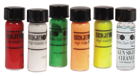 TG985A.gif TRUGLO BRITE SIGHT PAINT KIT - 5 DIFFERENT COLORS