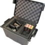 MTM TACTICAL PISTOL HANDGUN - CASE 4 GUN DARK GREY