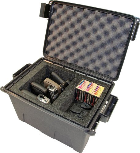 MTM TACTICAL PISTOL HANDGUN - CASE 4 GUN DARK GREY