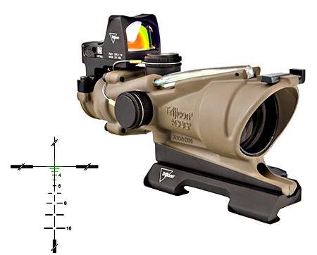 TRTA31ECOS-G.jpg TRIJICON ACOG 4X32 FDE BAL GREEN 5.56MM