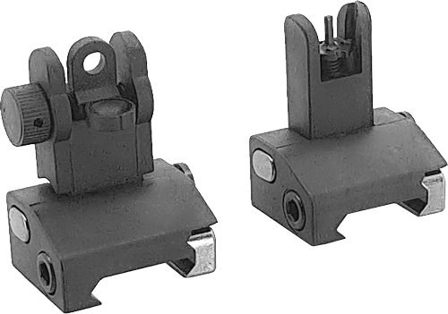 TSPS7B JE FLIP-UP FRONT AND REAR - POLYMER SIGHT SET BLACK