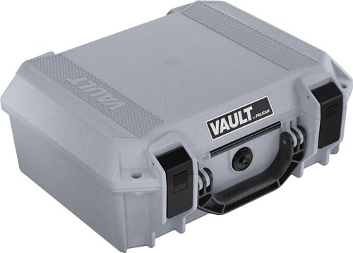 VCV2000000GRY.jpg PELICAN VAULT MEDIUM PISTOL - CASE W/ FOAM GHOST GRAY