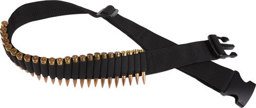 WABR.jpg BULLDOG RIFLE AMMO BELT HOLDS - 24 CARTRIDGES ADJUSTABLE BLK