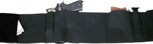 BULLDOG BELLY WRAP HOLSTER BLK - SMALL HOLDS 2 GUNS & 2 MAGS