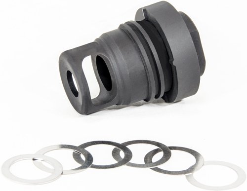 YHM31021MB28A_WITH-SHIM-SET.jpg YHM MINI QD MUZZLE BRAKE - 5.56MM FOR 1/2X28 THREADS
