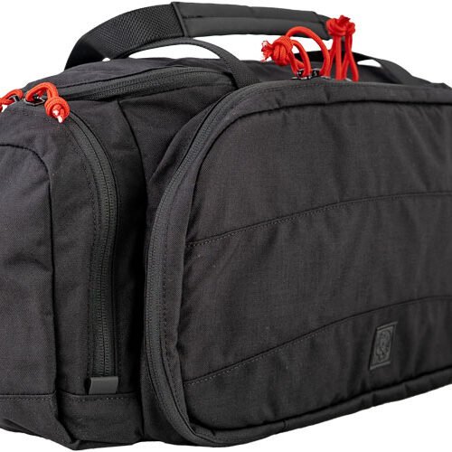 GREY GHOST GEAR RANGE BAG - BLACK W/RED ZIPPER PULLS