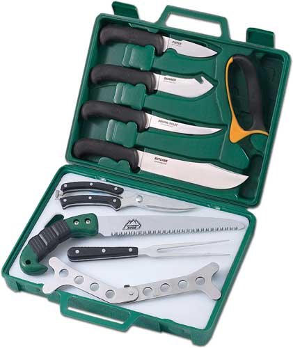 ZGP11_1.jpg OUTDOOR EDGE GAME PROCESSOR - 11 PIECE COMBO W/CARRY CASE