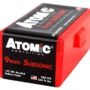 ATOMIC 9MM LUGER 147GR - SUBSONIC JHP 50RD 10BX/CS