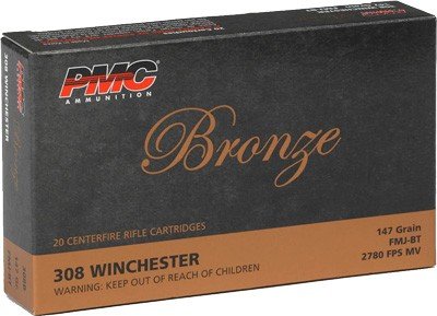 PMC 308 WIN 147GR FMJ-BT - 20RD 25BX/CS