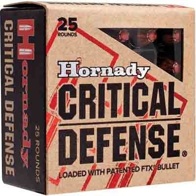 HORNADY CRITICAL DEFENSE 38 - SPECIAL 110GR FTX 25RD 10BX/CS