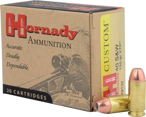 ahdy9132_bullet.jpg HORNADY 40 SW 155GR XTP - 20RD 10BX/CS