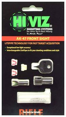 ak2010_pkg.jpg HIVIZ FRONT SIGHT AK47/74/AKM - WITH RED+GREEN LITEPIPES
