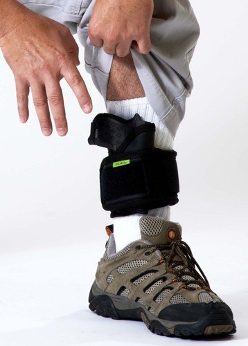 STICKY HOLSTERS ANKLEBITER LEG - RIG HOLSTER NOT INCLUDED BLACK