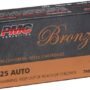 PMC 25 ACP 50GR FMJ-RN - 50RD 20BX/CS