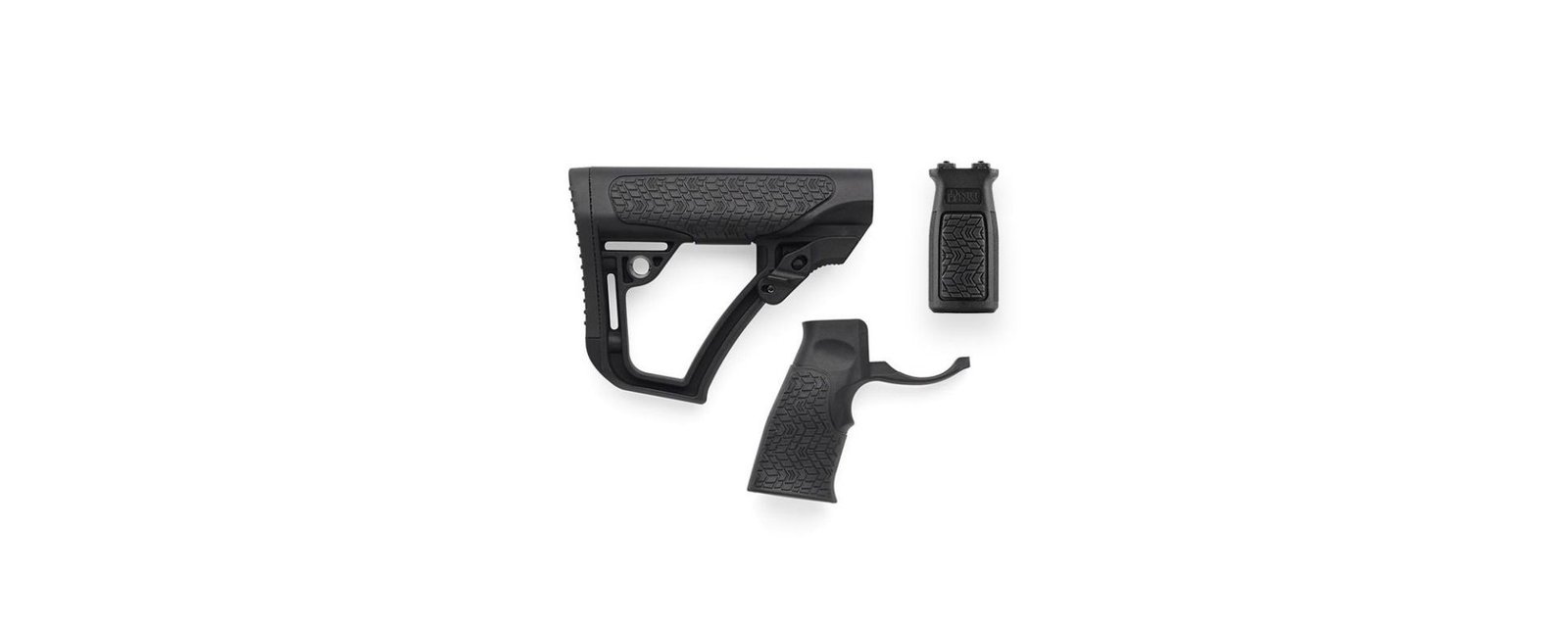 blackml20a4f DANIEL DEFENSE STOCK/GRIP/FOREGRIP M-LOK BLK
