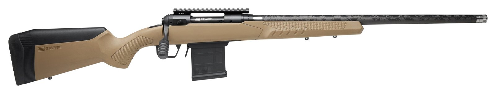 carbonfde85d2-2.jpg SAVAGE ARMS 110 TAC 6.5PRC CARBON FDE #