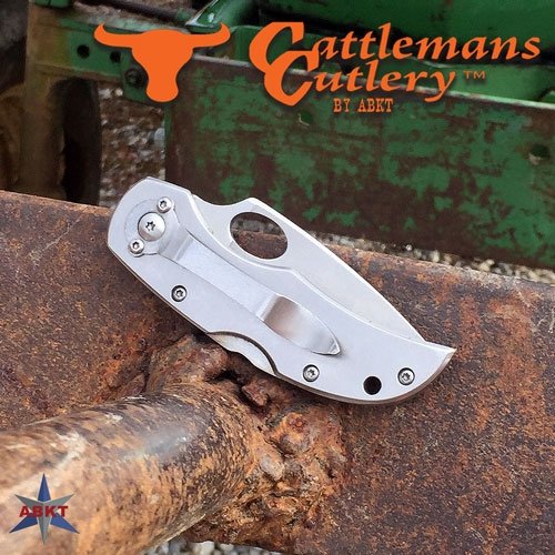 ABKT CATTLEMANS CUTLERY DUECE - LOCKBACK 2.5" BLADE W/ CLIP