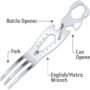 OUTDOOR EDGE CHOWPAL MEALTIME - MULTITOOL W/KNIFE & ORNG POUCH