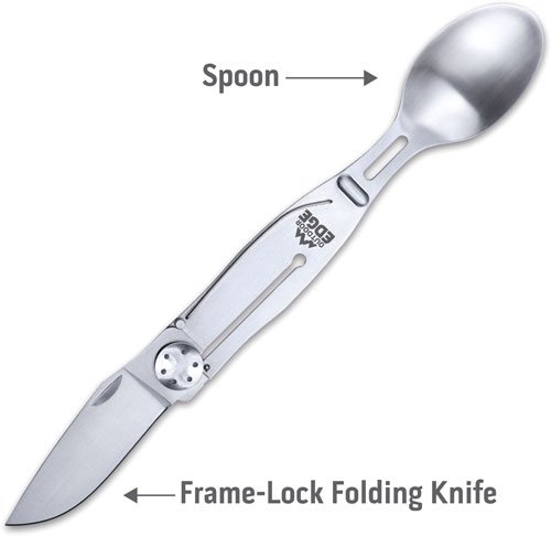 OUTDOOR EDGE CHOWPAL MEALTIME - MULTITOOL W/KNIFE & ORNG POUCH