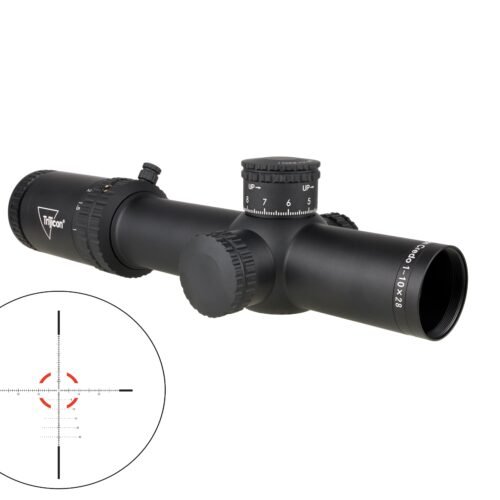 TRIJICON CREDO 1-10X28 BLK MRAD FFP ILL