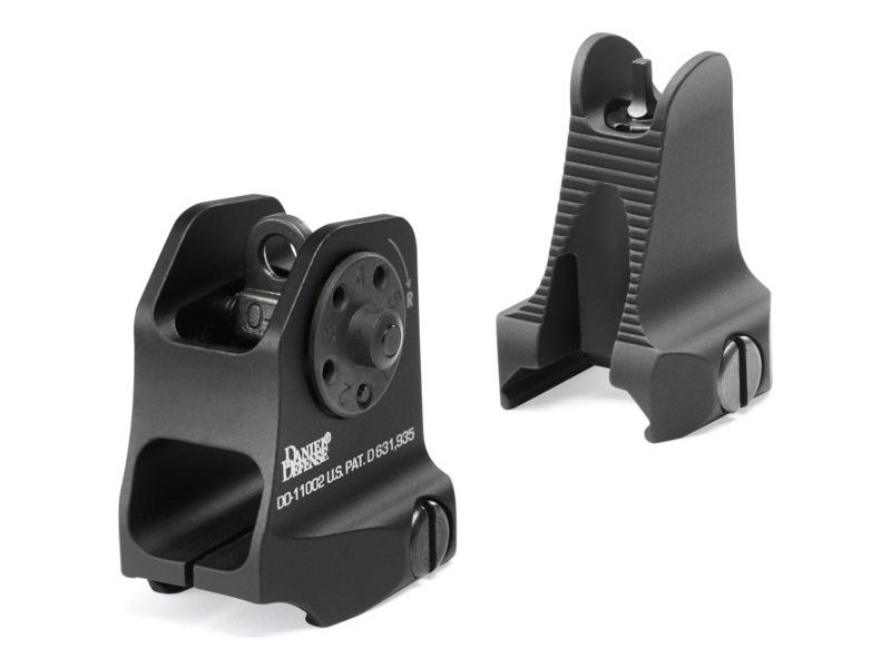 DANIEL DEFENSE FRONT/REAR SIGHT COMBO BLK