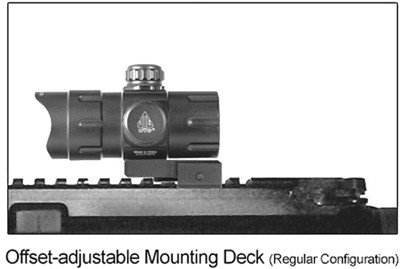 UTG RED DOT 4.0 MOA DOT 38MM - WITH INTEGRAL QD MOUNT