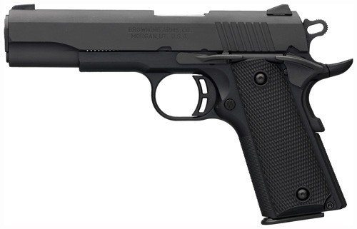 BROWNING 1911-380 BLACK LABEL - 380ACP 4.25"FS 8RD BLK/SYN