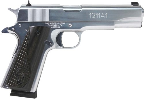 g1911a1chrw_right_1.jpg IVER JOHNSON 1911A1 45ACP 5" - FS 8RD CHROME BLACK WOOD GRIP